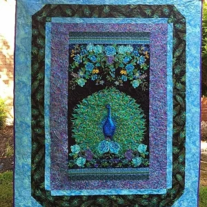 Peacock Cla180609 Quilt Blanket and Home Decor