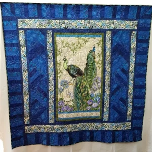 Peacock Quilt Blanket Dhc310185Lt and Home Decor