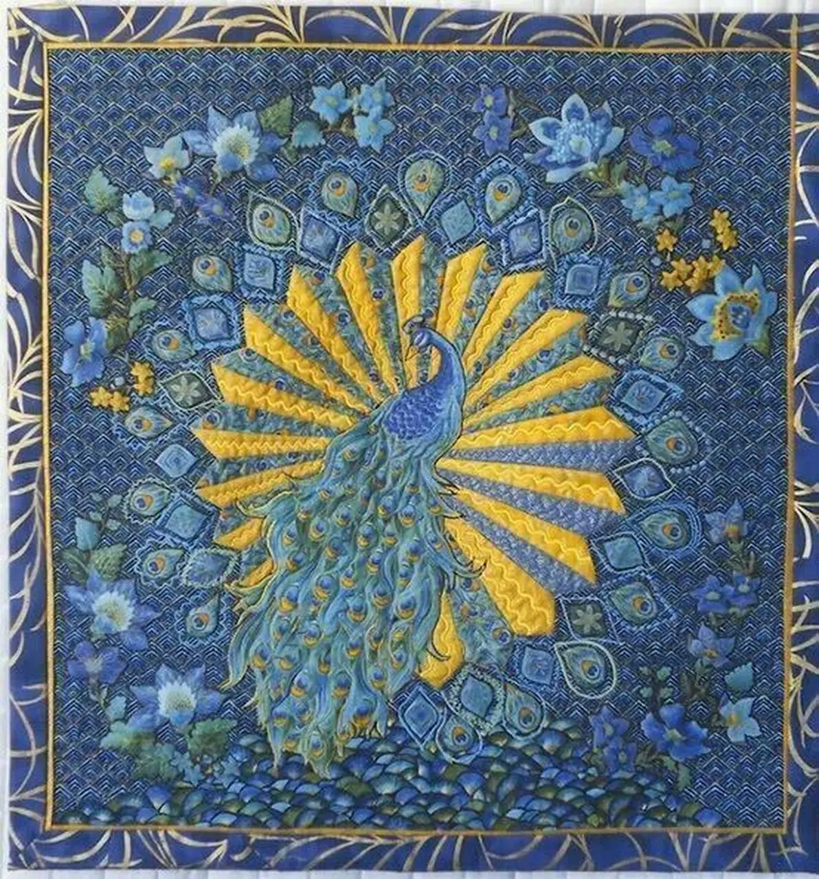 Peacock Quilt Tdhbo and Home Decor