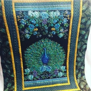 Peacock Quilt Tdhfa and Home Decor