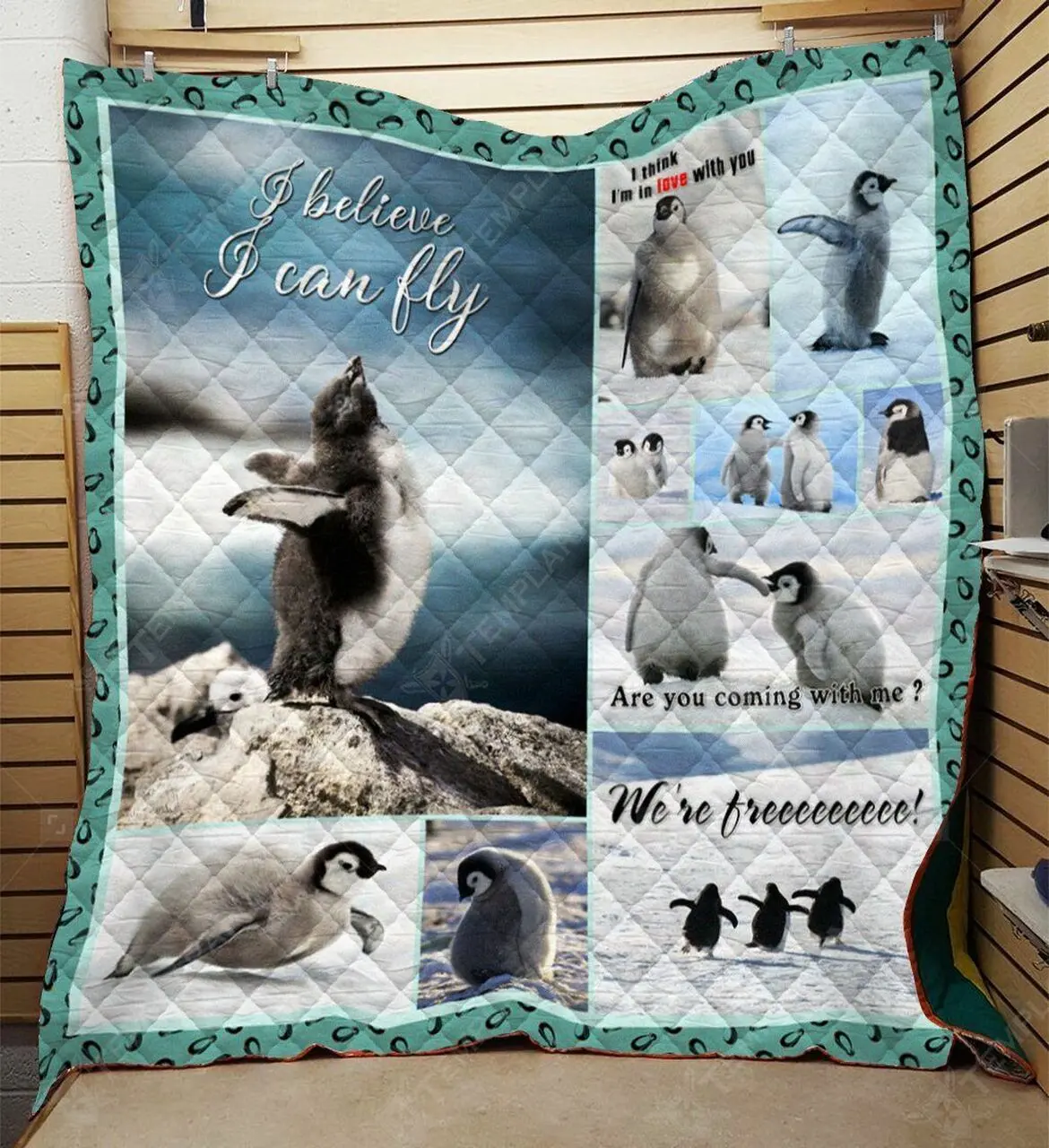Peiguin Quilt Bnw and Home Decor