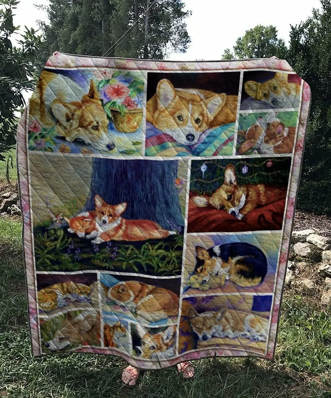 Pembroke Welsh Corgi Quilt Tdhsc and Home Decor