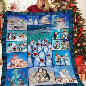 Penguin JFJ11220 3D Customized Quilt 2707 and Home Decor