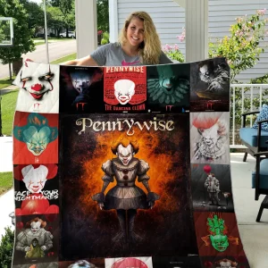 Pennywise It Quilt Blanket 01257 and Home Decor