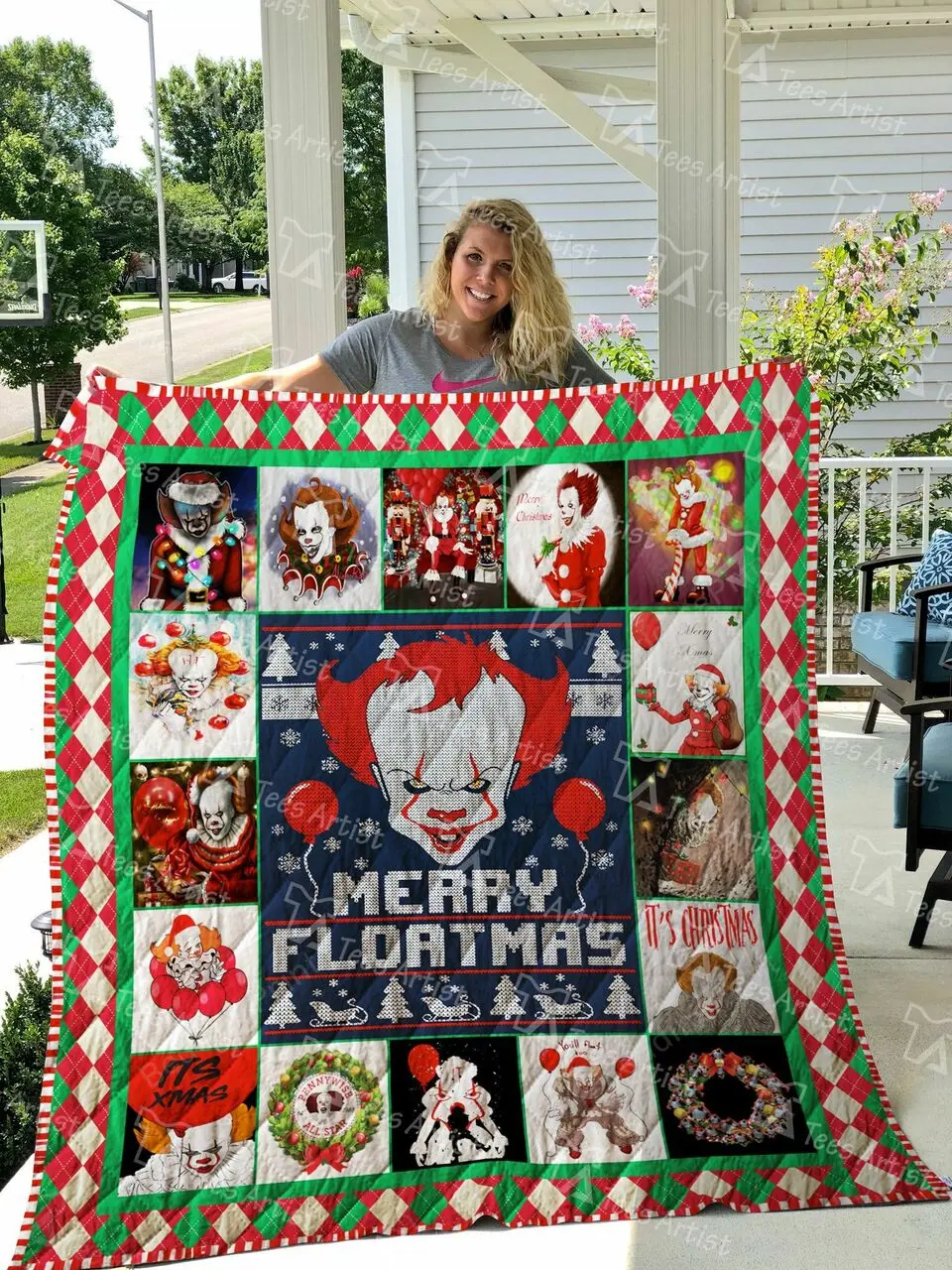 Pennywise Quilt Blanket and Home Decor