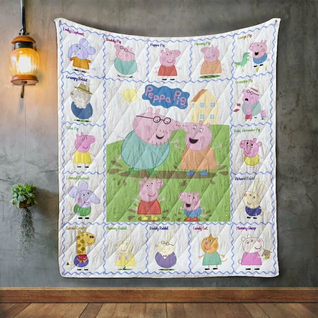Peppa Pig Style 2 Quilt Blanket and Home Decor