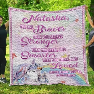 Personalized Unicorn 3D Customized Quilt and Home Decor