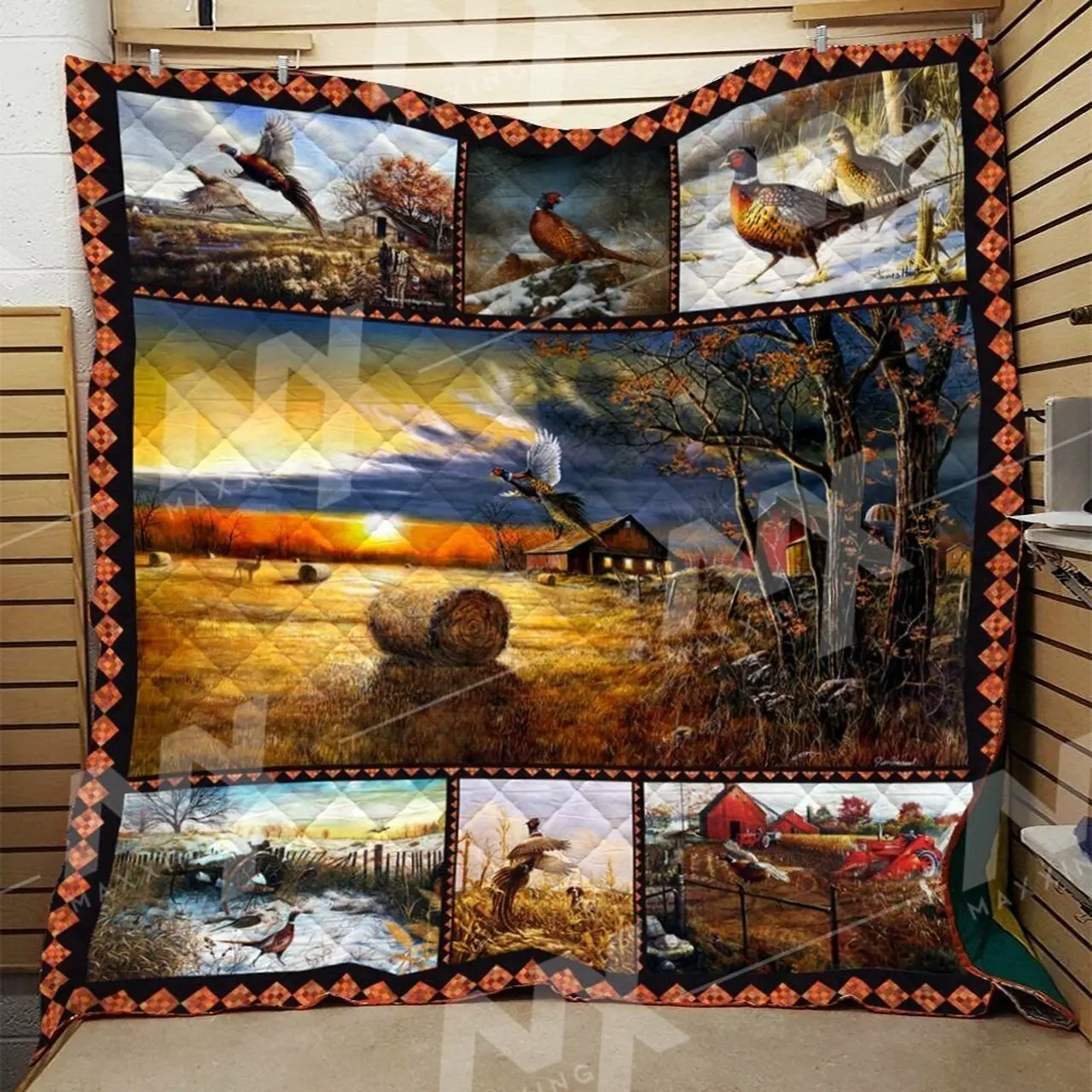 Pheasant Quilt Blanket Dhc0910334Vt and Home Decor