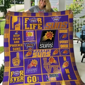 Phoenix Suns Quilt Blanket B200633 Quilt and Home Decor