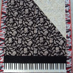 Piano Lover Quilt Tdhws and Home Decor