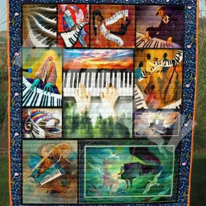 Piano Quilt Tdhje and Home Decor