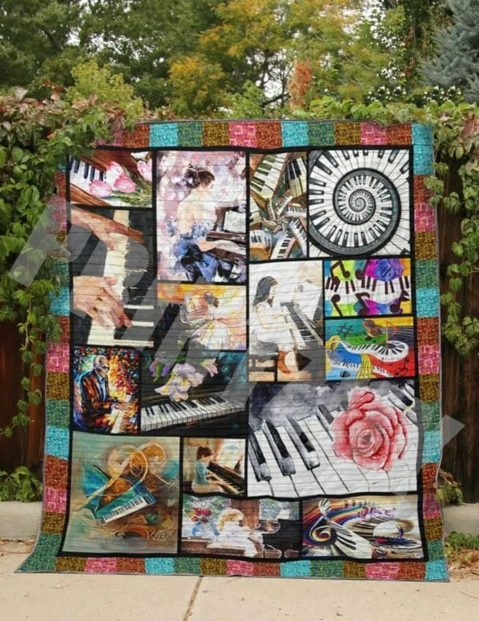 Piano Quilt Tdhqn and Home Decor