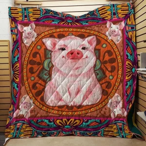 Pig Quilt Tdhsb and Home Decor