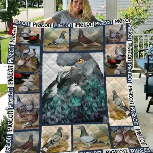 Pigeon Art Like 3D Personalized Customized Quilt Blanket 1170 and Home Decor