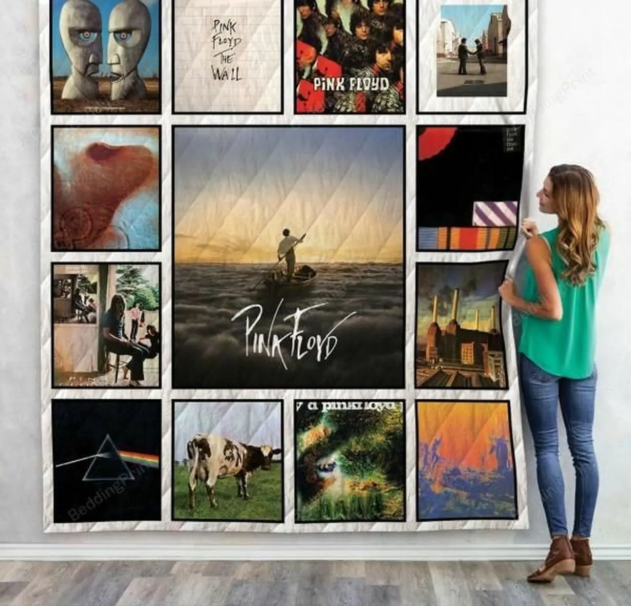 Pink Floyd Album 1 Quilt Blanket and Home Decor
