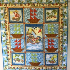Pirate Child Hur Quilt Bevrlr and Home Decor