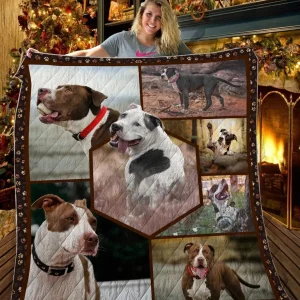 Pit Bull Quilt Tdhqe and Home Decor