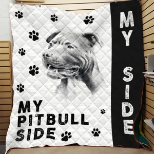 Pitbull Quilt Acj and Home Decor