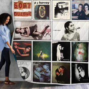 Pj Harvey Singles Quilt Blanket 01 and Home Decor