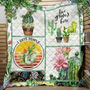 Plants Cactus Quilt Tdhmj and Home Decor