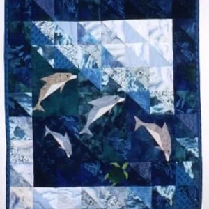 Playing Dolphins Clp0107085 Quilt Blanket and Home Decor
