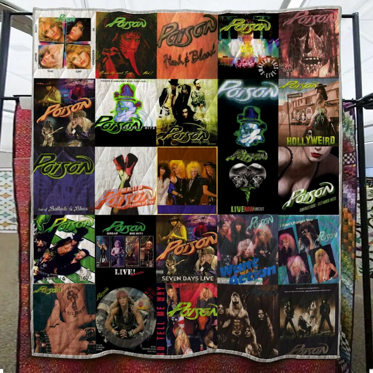 Poison Quilt Blanket and Home Decor