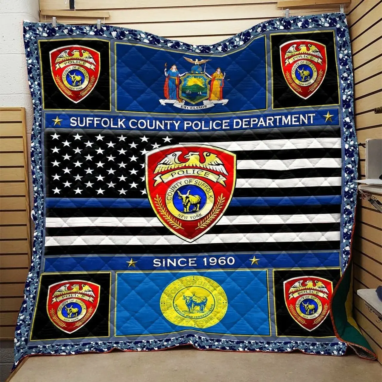 Police Quilt Blanket Dhc0910620Vt and Home Decor