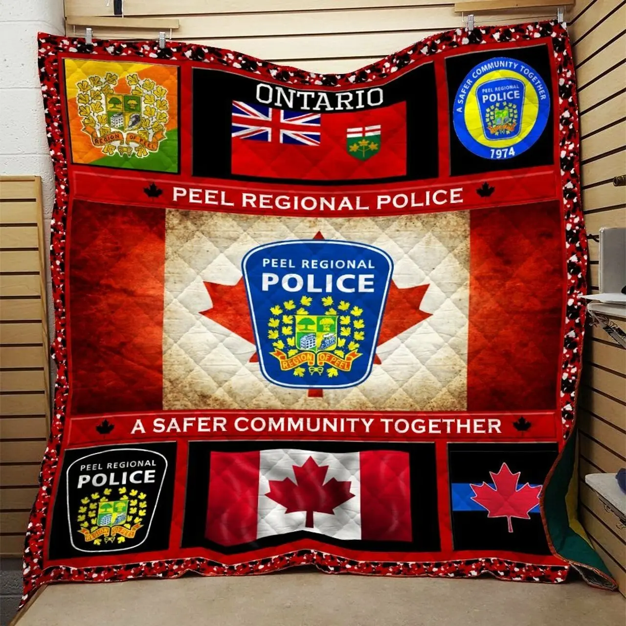 Police Quilt Blanket Dhc0910680Vt and Home Decor