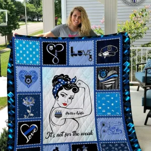 Police Things Beautiful Patterned Blanket Quilt and Home Decor