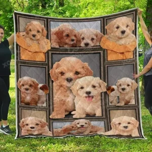 Poodle Quilt Quilt and Home Decor