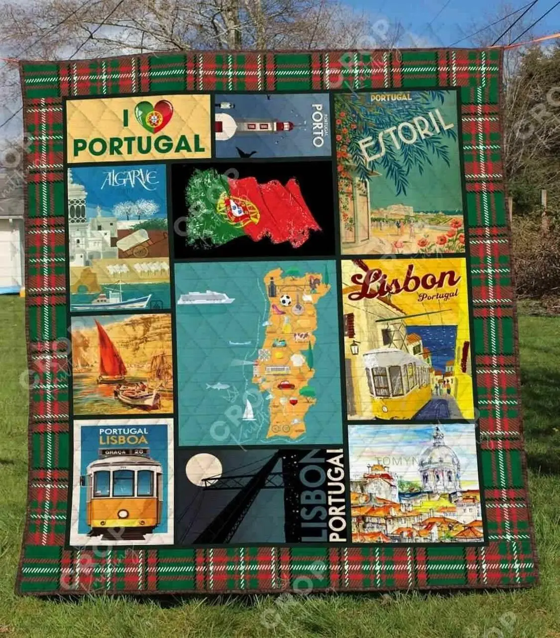 Portugal 3 Blanket Th1307 Quilt and Home Decor