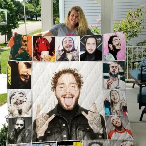 Post Malone Quilt Blanket 01 and Home Decor