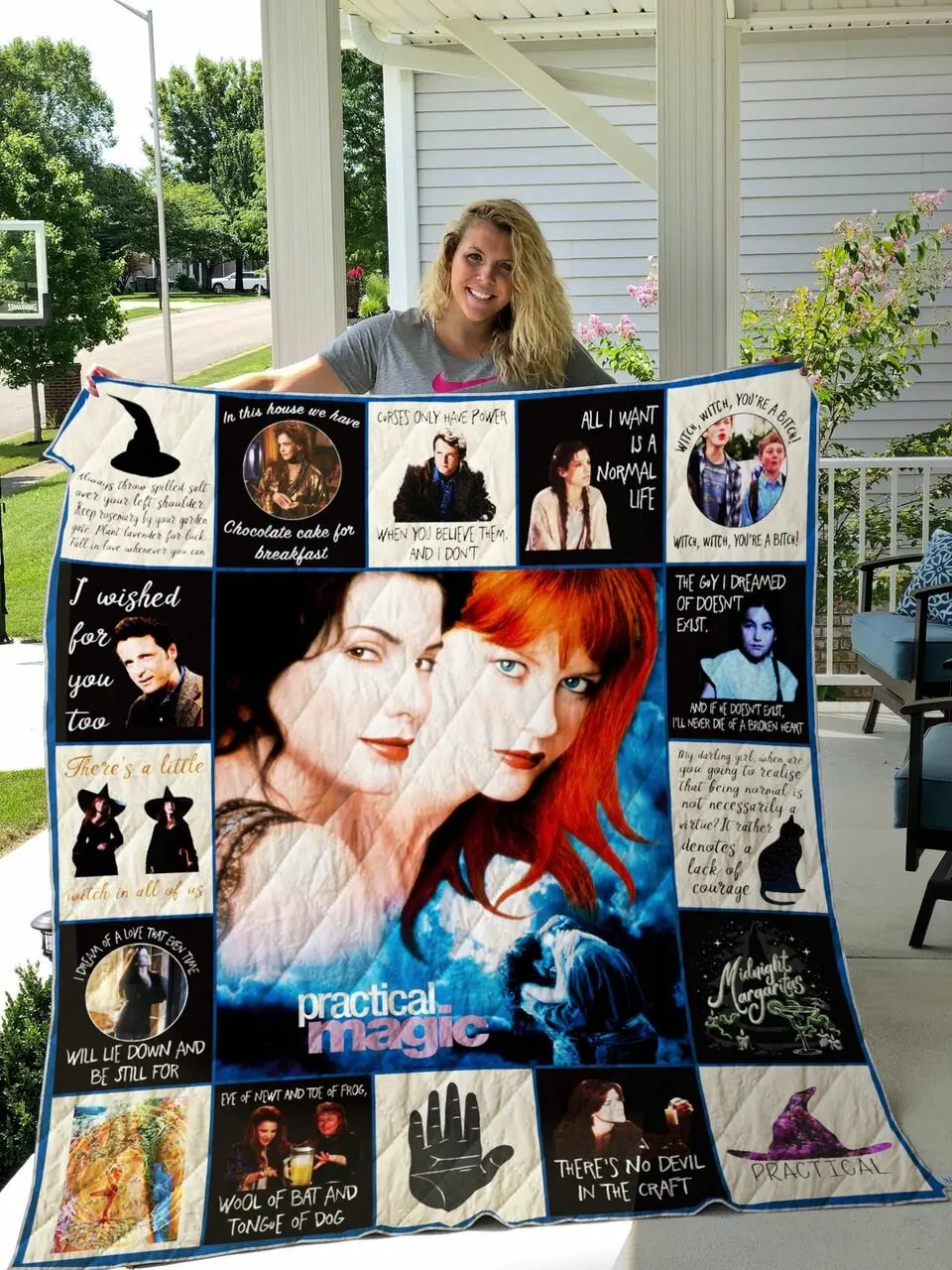 Practical Magic Quilt Blanket and Home Decor