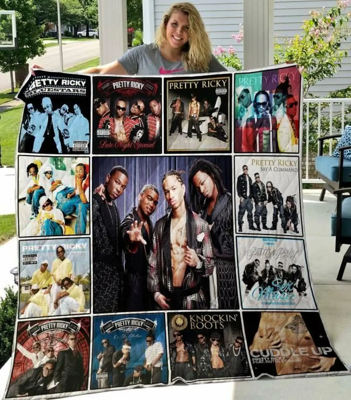 Pretty Ricky Quilt Blanket M100603 Quilt and Home Decor