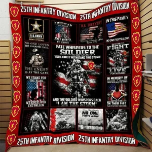 Proud A Us Veteran Quilt Blanket and Home Decor