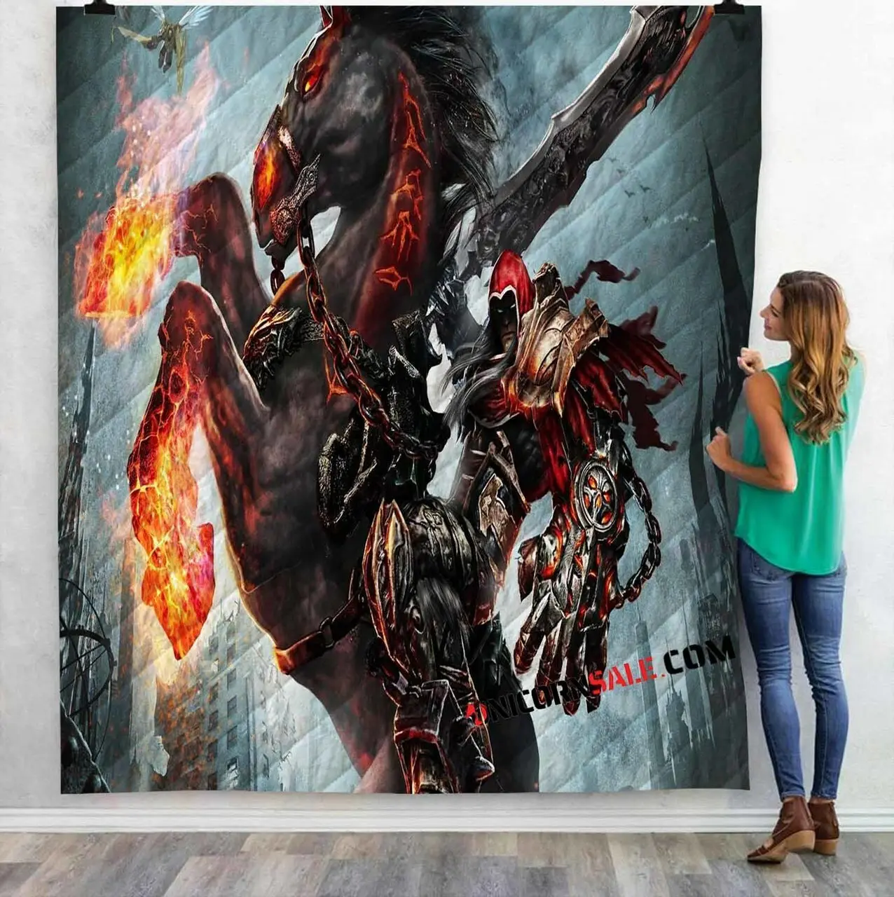 Ps3 Game Darksiders N 3D Customized Personalized Quilt Blanket and Home Decor