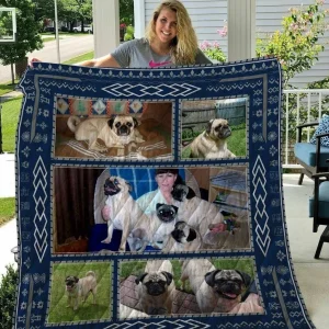 Pug Quilt Tdhee and Home Decor