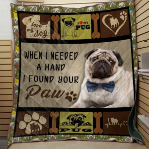 Pug Quilt Tdhpb and Home Decor
