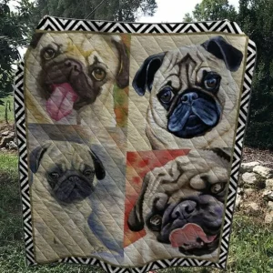 Pug Quilt Tdhwi and Home Decor