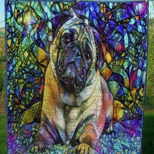 Pug Quilt Tdhzd and Home Decor