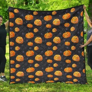 Pumpkin Halloween HUR12336 3D Customized Quilt 2307 and Home Decor