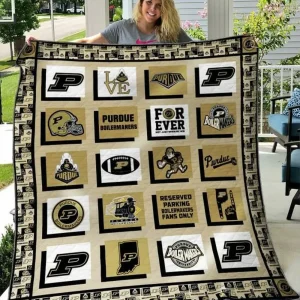 Purdue Boilermakers Quilt Blanket B310512 Quilt and Home Decor