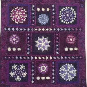 Purple Star Quilt Tdhst and Home Decor