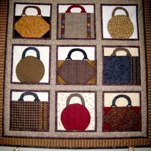 Purses Clp200663 Quilt Blanket and Home Decor
