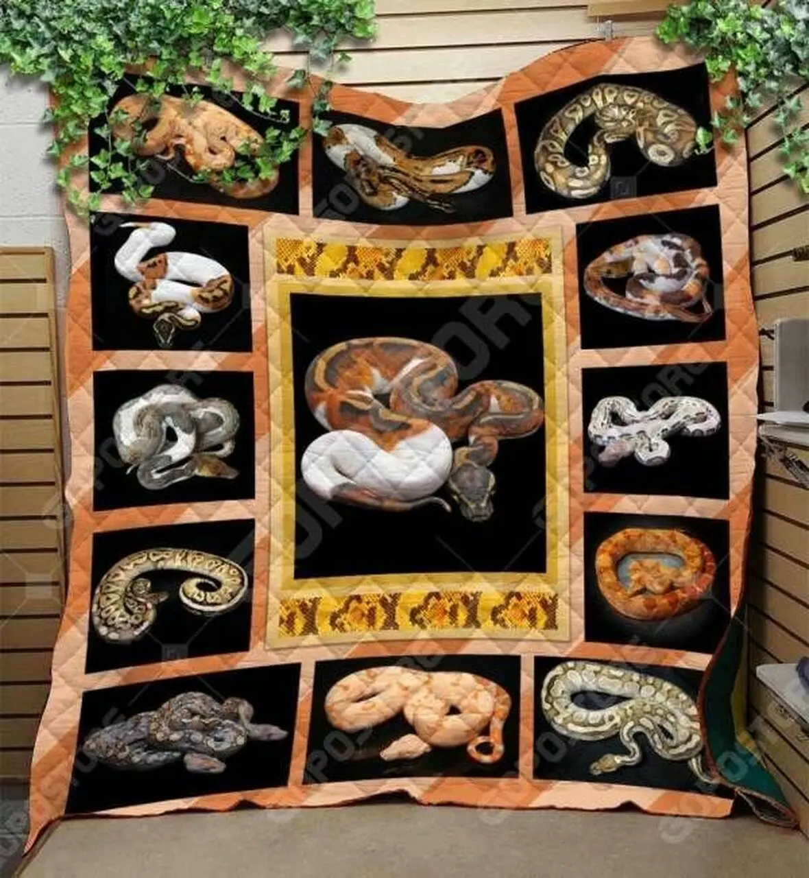 Pythons Beautiful Pythons Quilt Tdhnd and Home Decor