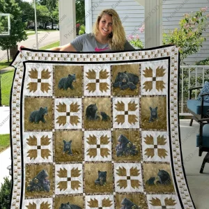 Qd Mama Bear Ver1 Quilt Blanket and Home Decor