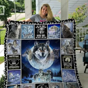 Qd Pack Wolves Ver 5 Quilt Blanket and Home Decor