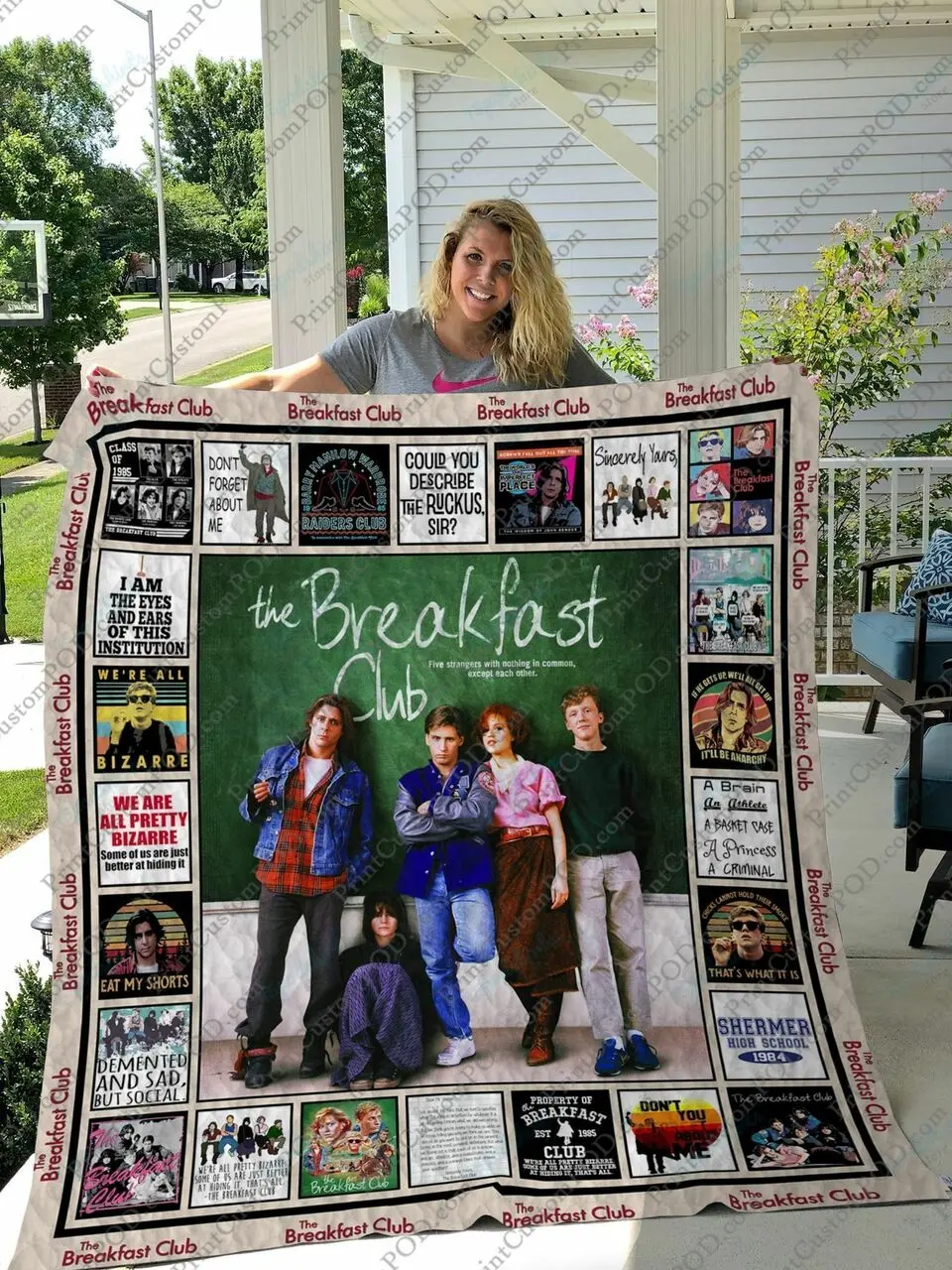Qd The Breakfast Club Quilt Blanket and Home Decor