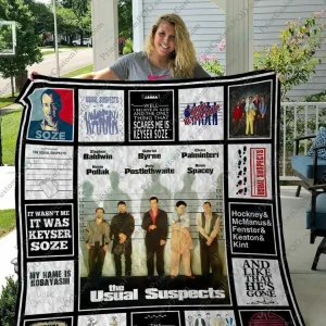Qd The Usual Suspects Quilt Blanket and Home Decor