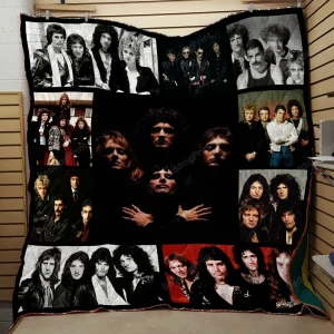 Queen Band Patchwork Quilt Blanket and Home Decor